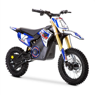 FunBikes MXR 1300w 48v Lithium Electric Motorbike 12/10 65cm Blue Kids Dirt Bike