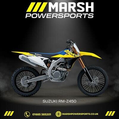 Suzuki RM-Z450 2025 Motocross Bike - Suzuki Main Dealer - Reserve Now!