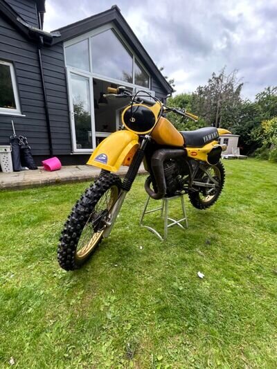 1981 yz 250H yz250 two stroke air cool evo twin shock 1981 yz 250H yz250 two stroke air cool evo twin shock