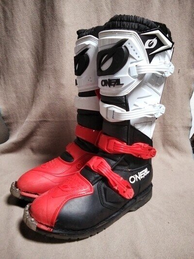 Oneal Rider Pro Motocross MX Off Road Enduro Boots UK Size 10,Euro 44