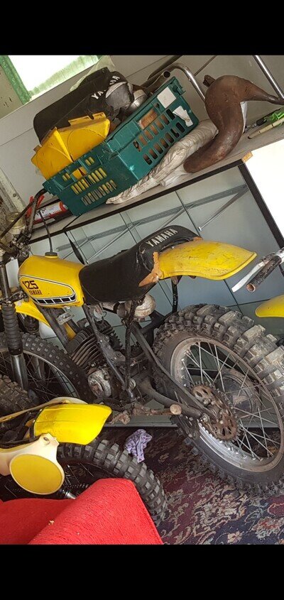 1976 Yamaha YZ125 X Californian import barn find twinshock vintage vmx evo