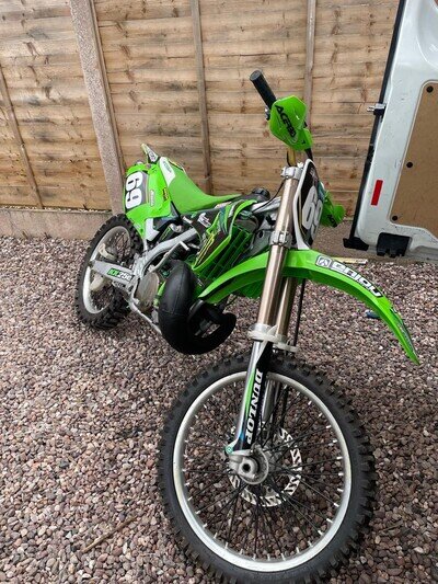 Kawasaki KX250 2002 2 Stroke Motorcross bike. Road Legal