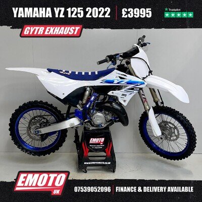 YAMAHA YZ 125 2022 Motocross Bike Road Reg 125cc @EmotoUK - Finance Available