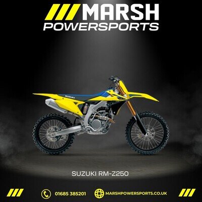 RM-Z250 - Suzuki Main Dealer - Reserve NOW! RM-Z250 - Suzuki Main Dealer - Reserve NOW!