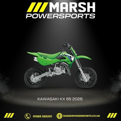 Kawasaki KX65 2026 Model - Kawasaki Main Dealer - Reserve NOW!