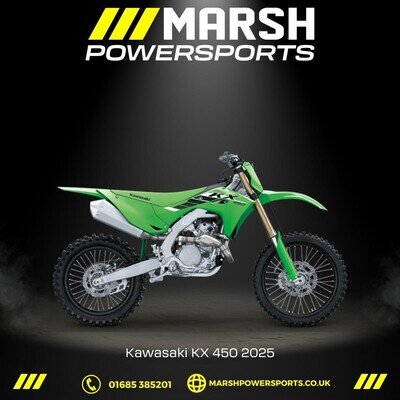 KX 450 2025 Model - Kawasaki Main Dealer - Reserve NOW!