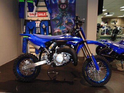 Yamaha YZ 65, 2026, Blue Off Road Bike.