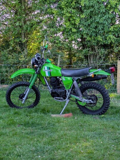 1980 Kawasaki kL250 A2 Road And Trail MOT And TAX Exempt V5 In My Name