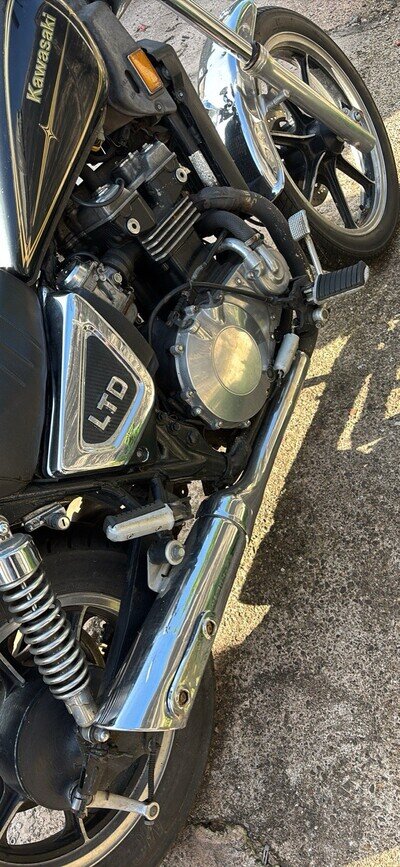 2x Kawasaki LTD 450 One E Reg One f Reg Motorbikes