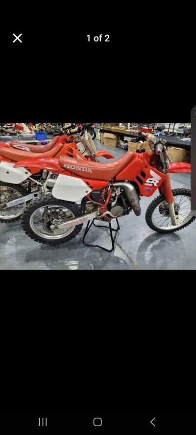 Honda cr 125 1988 motorcross bike