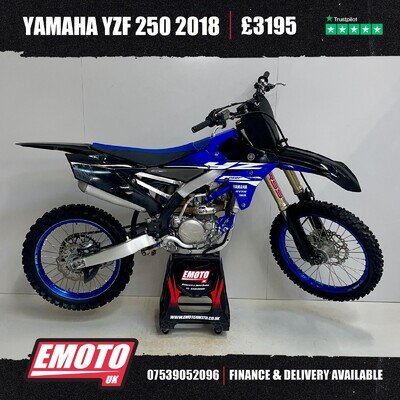 YAMAHA YZF 250 2018 Motocross Bike 250cc @EmotoUK - Finance Available