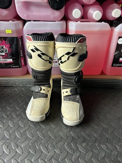 Tcx Motocross Boots Uk12 White / Black