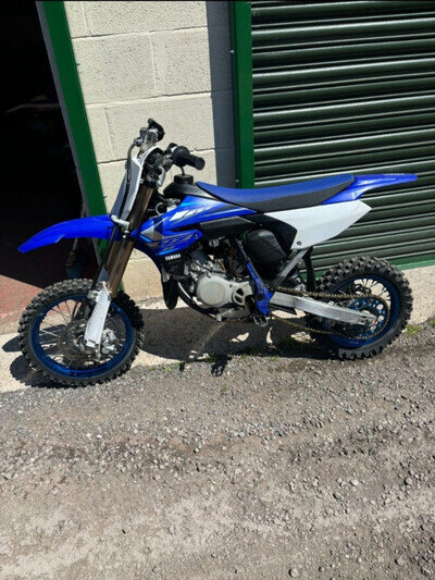 Yamaha YZ65 2019 Blue and White Children's Motorbike