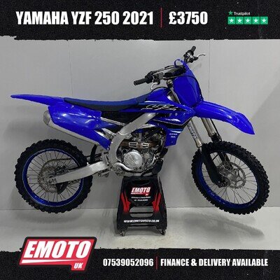 YAMAHA YZF 250 2021 Motocross Bike 250cc @EmotoUK - Finance Available