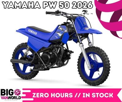 Yamaha PW 50 2026 - Zero Hours - Great Kids Starter Bike