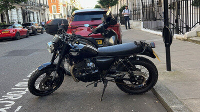 Herald Black Scrambler 250cc Motorcycle Herald Black Scrambler 250cc Motorcycle