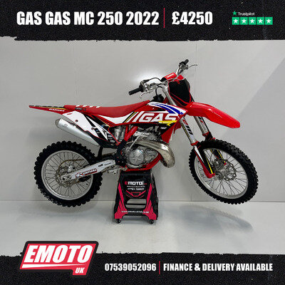 GAS GAS MC 250 2022 250cc Motocross Bike @EmotoUK - Finance Available GAS GAS MC 250 2022 250cc Motocross Bike @EmotoUK - Finance Available