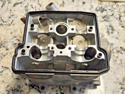 2007 06-08 KAWASAKI KX450F KX450 Cylinder Head w/ Valves Top End KX 450F 450 F