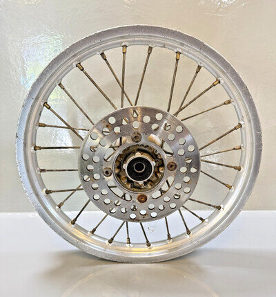 Front Wheel OEM Kawasaki KX65 Silver 14 x 1.40 Rotor 2000-2009 KX 65 41090-1124