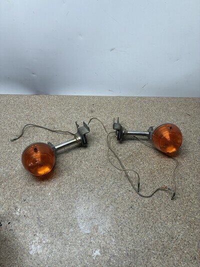 1975 Honda Cb 125 Rear Turn Signals Blinkers With Mounts Cb125s Signal Back