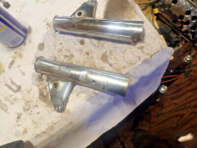 HONDA CL 125S Cl 125 S 1973 Front Fork Ears/Headlight Supports