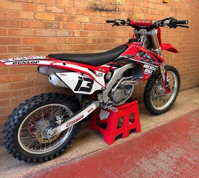 Honda CRF250 MX Bike Motocross Enduro Twin Pipe
