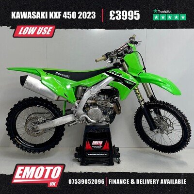 KAWASAKI KXF 450 2023 Motocross Bike 450cc Low Use @EmotoUK - Finance Available