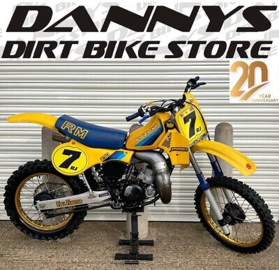 DANNYS DIRT BIKES RACE READY VINTAGE SUZUKI RM 250 1983 RM250 83 MAY PX MX BIKE