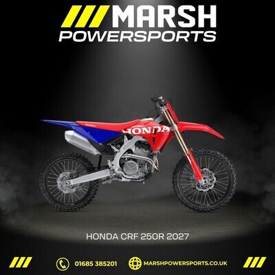 CRF 250 R 2027 Model - Honda Main Dealer - Reserve NOW!