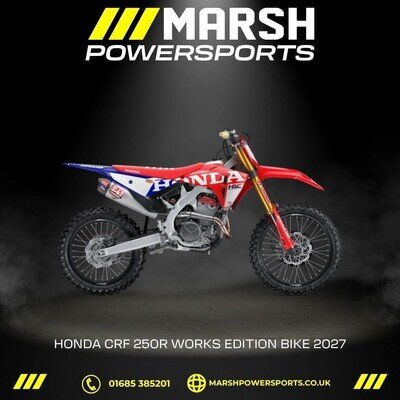 CRF 250R Works Edition 2027 Model - Honda Main Dealer - Reserve NOW!