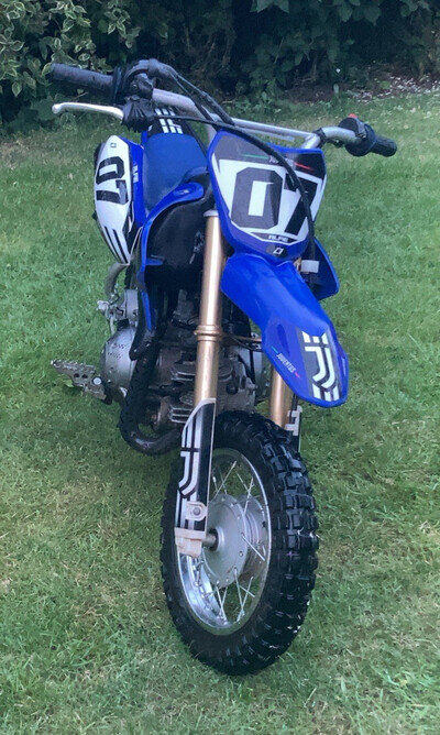 Ttr 50 yamaha Dirt Bike 50cc blue bike