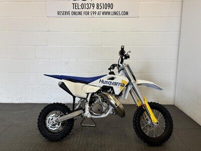 Husqvarna TC50 2027 Kids Motocross Bike with 12 Months Husqvarna Warranty