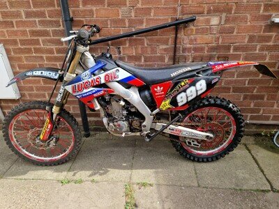 Honda Crf250r Road Legal Motorcross Bike Green Lane 2004 Full Mot With History