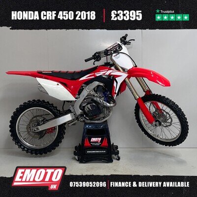 HONDA CRF 450 2018 Motocross Bike 450cc @EmotoUK - Finance Available