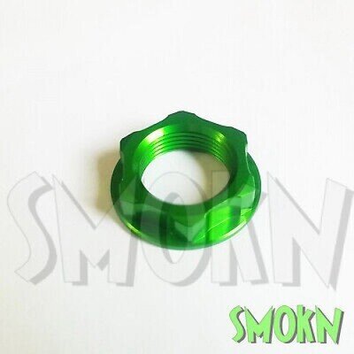 Kawasaki KX Steering Stem nut KX 65 85 100 00-23 KLX 300 21-23 Apico Green