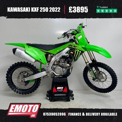 KAWASAKI KXF 250 2022 Motocross Bike 250cc @EmotoUK - Finance Available
