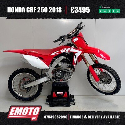HONDA CRF 250 2018 Motocross Bike 250cc @EmotoUK - Finance Available