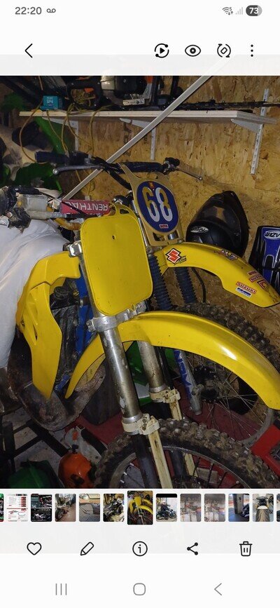 Suzuki Rm 250 Slingshot 1987-1995 Motorcross Bike