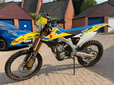2022 Suzuki RMZ 450 Road Legal Mx Bike- Low Mileage- FMF Exhaust - Kick Start