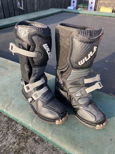 Wulfsport Wulf Race Motocross Mx Motorbike Quad Bike Boots