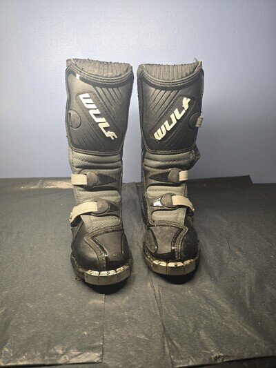 Wulfsport Cub Motocross kids Boots EU33 UK1Quad MX Motorcycle Off Road