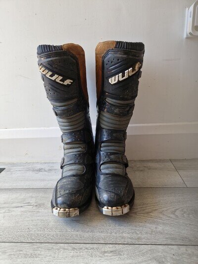 Wulfsport Libre Motocross Enduro MX Boots EU45 UK11 Black
