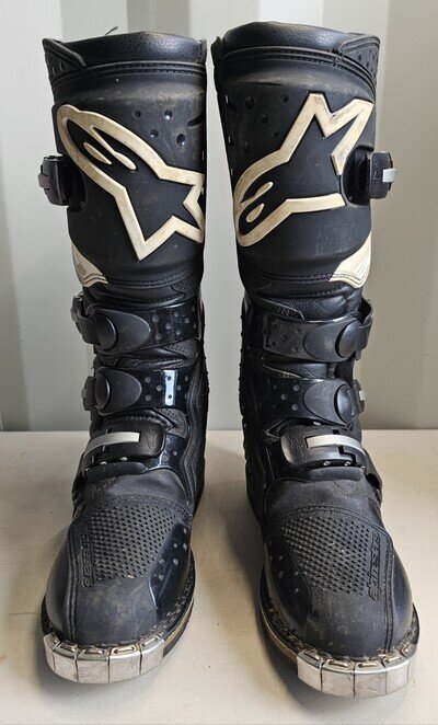 Alpinestars Tech 3 Motocross MX Black Boots Off Road Size UK 6 - US 7 - EU 40.5