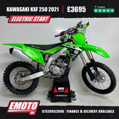 KAWASAKI KXF 250 2021 Motocross Bike 250cc @EmotoUK - Finance Available