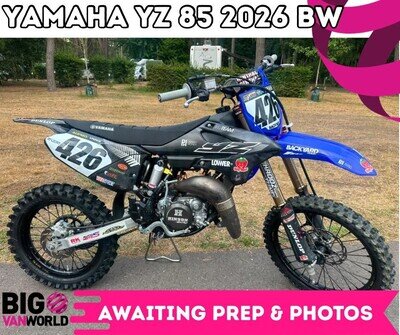 Yamaha YZ 85 2026 BW - Only 5 Hrs - FULL HIGH SPEC RACE BIKE - Read Description