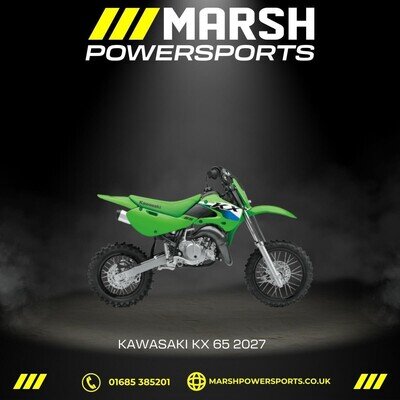 KX65 2027 Model - Kawasaki Main Dealer - Reserve NOW!