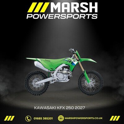 KX 250F 2027 Model - Kawasaki Main Dealer - Reserve NOW!