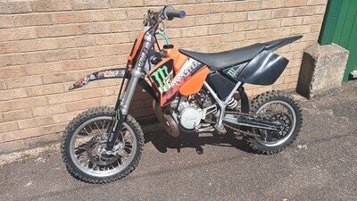 ktm sx 65 mx bike, very recently serviced, running lovely, lots of spares