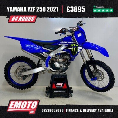 YAMAHA YZF 250 2021 Motocross Bike 250cc 64 HOURS @EmotoUK - Finance Available