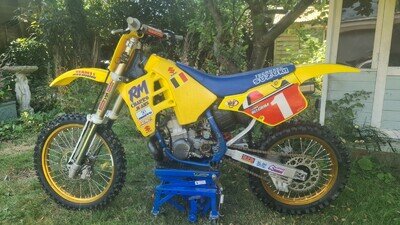 Suzuki Rm 250 1989 classic motocross.